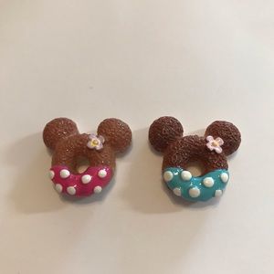 Disney inspired donut earrings